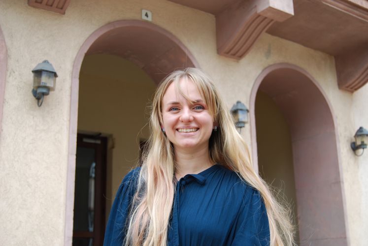 Zu sehen ist ein Foto, das Kateryna Bilyk zeigt.